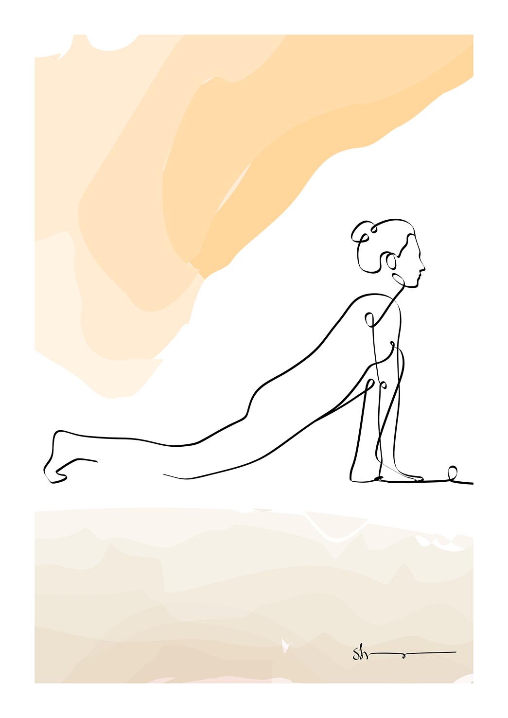 Equestrian pose - Ashwa Sanchalanasana