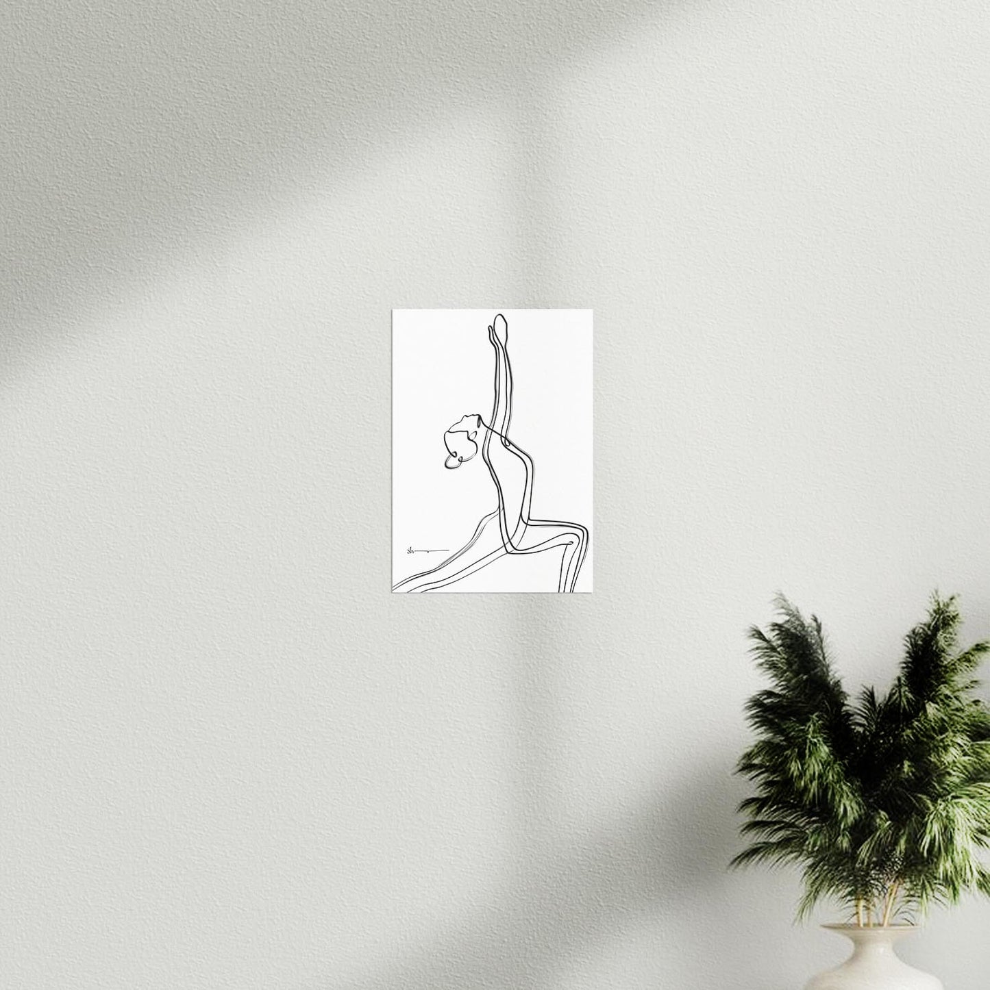 Warrior Pose - Abstract