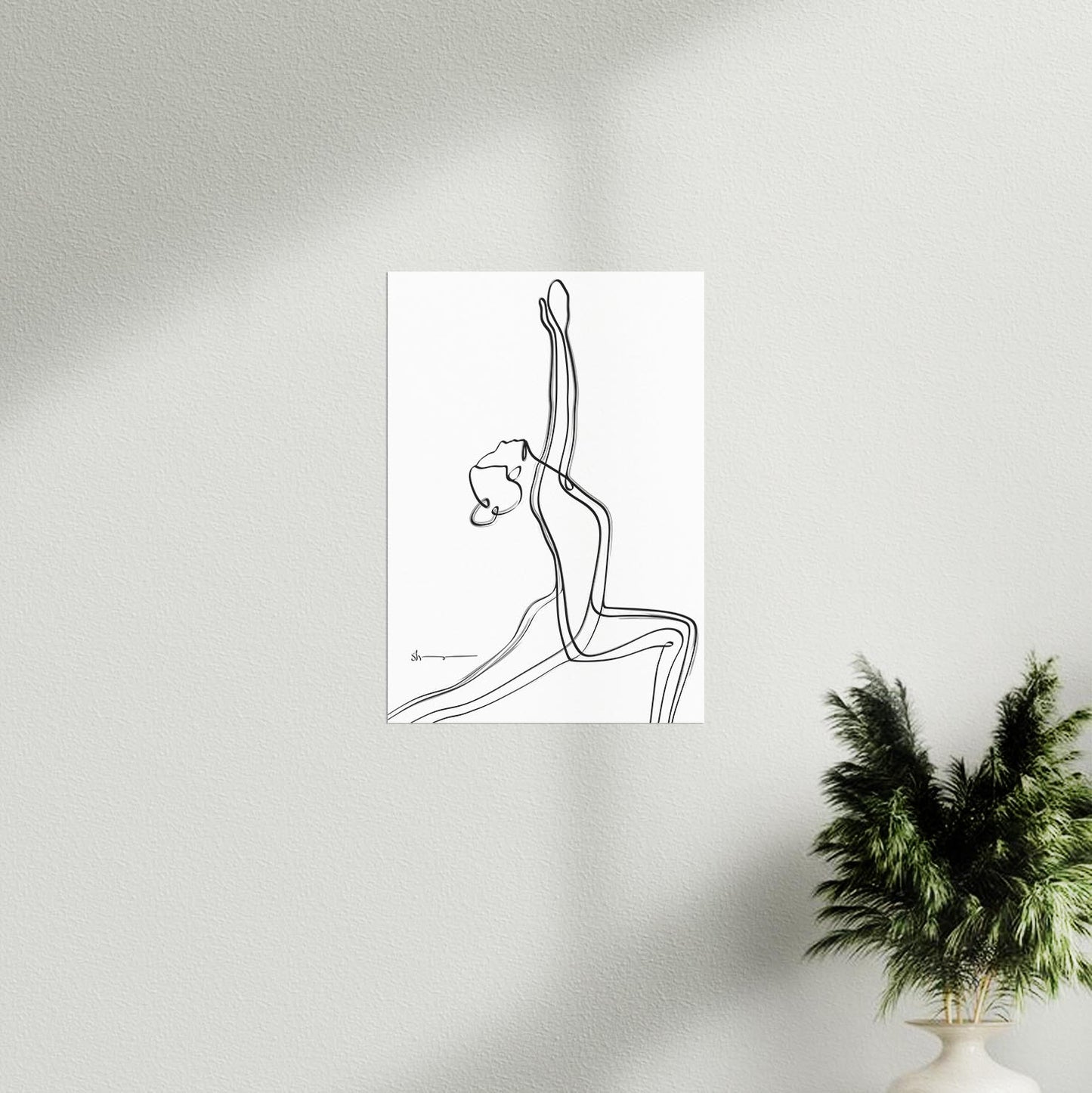 Warrior Pose - Abstract