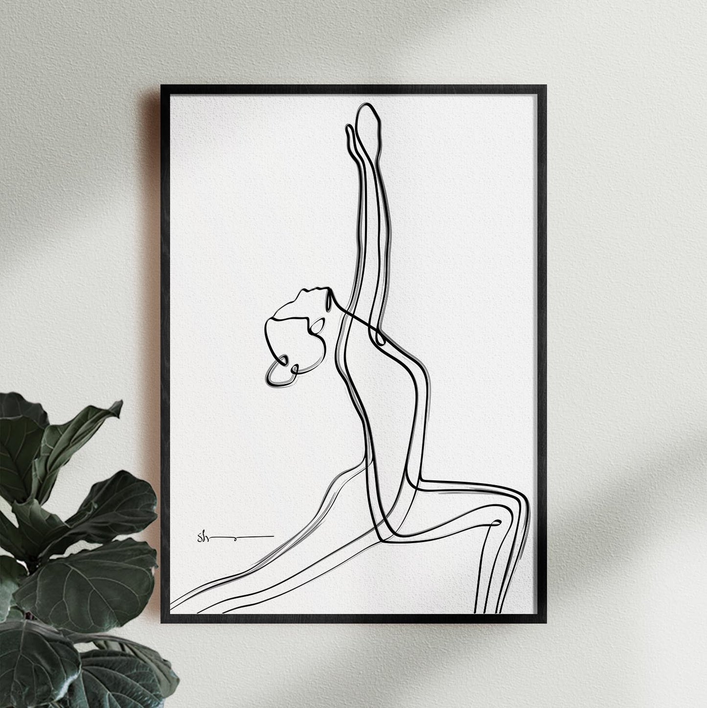 Warrior Pose - Abstract