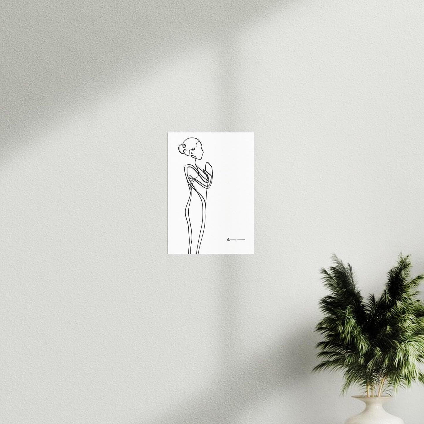 Prayer Pose - Abstract