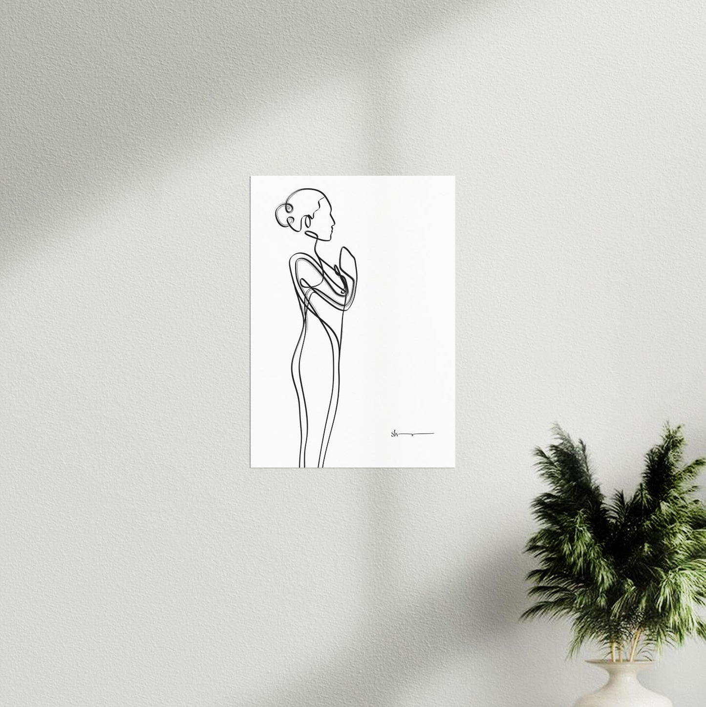 Prayer Pose - Abstract
