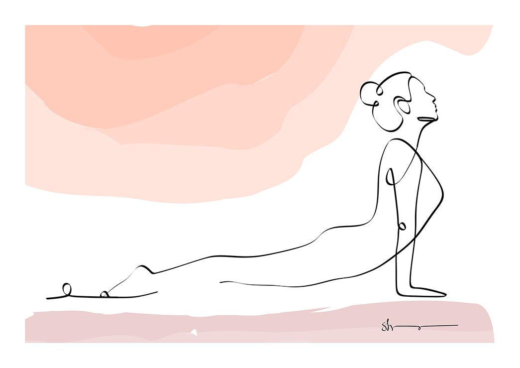 Cobra pose - Bhujangasana