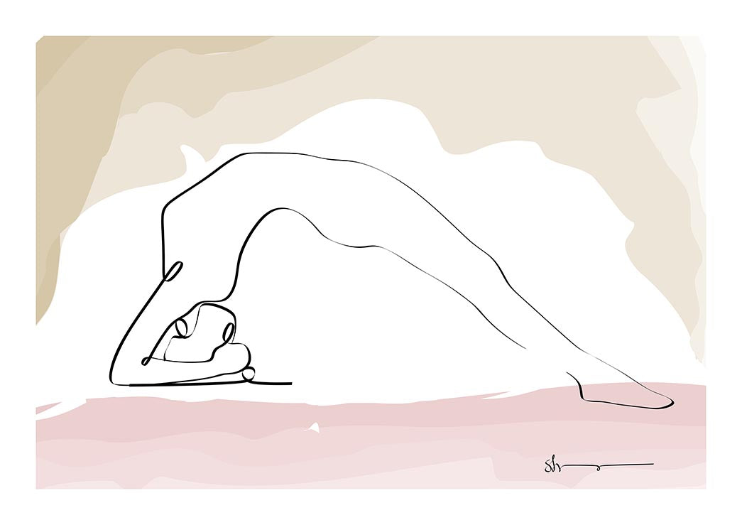 Inverted Staff Pose - Viparita Dandasana