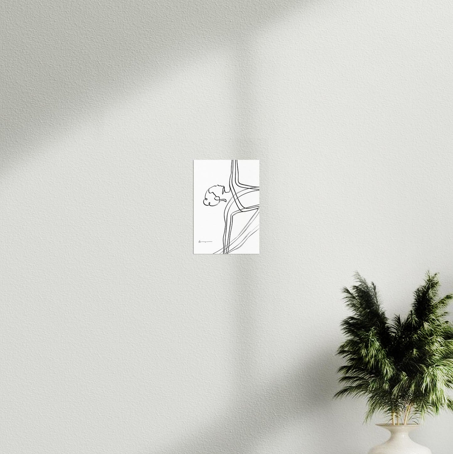 Triangle Pose - Abstract