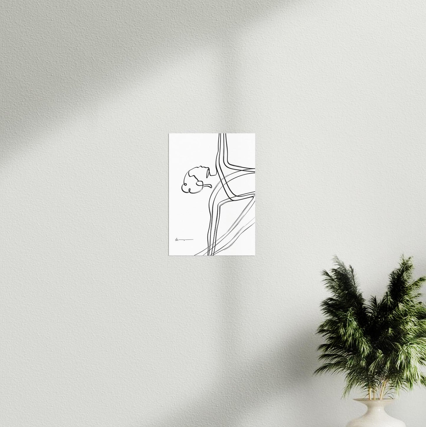 Triangle Pose - Abstract