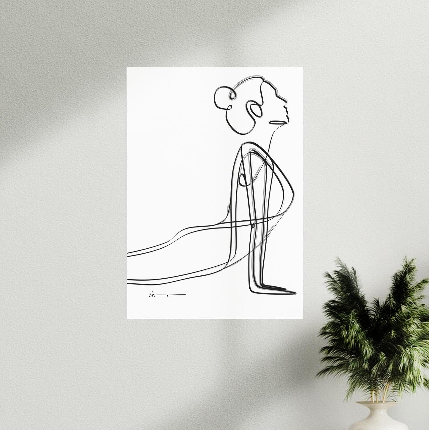 Bhujangasana Abstract