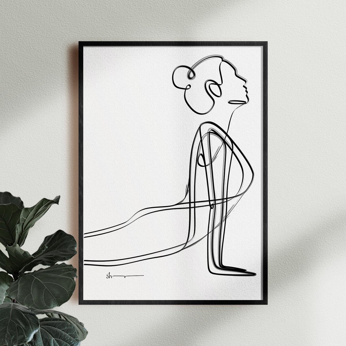 Bhujangasana Abstract