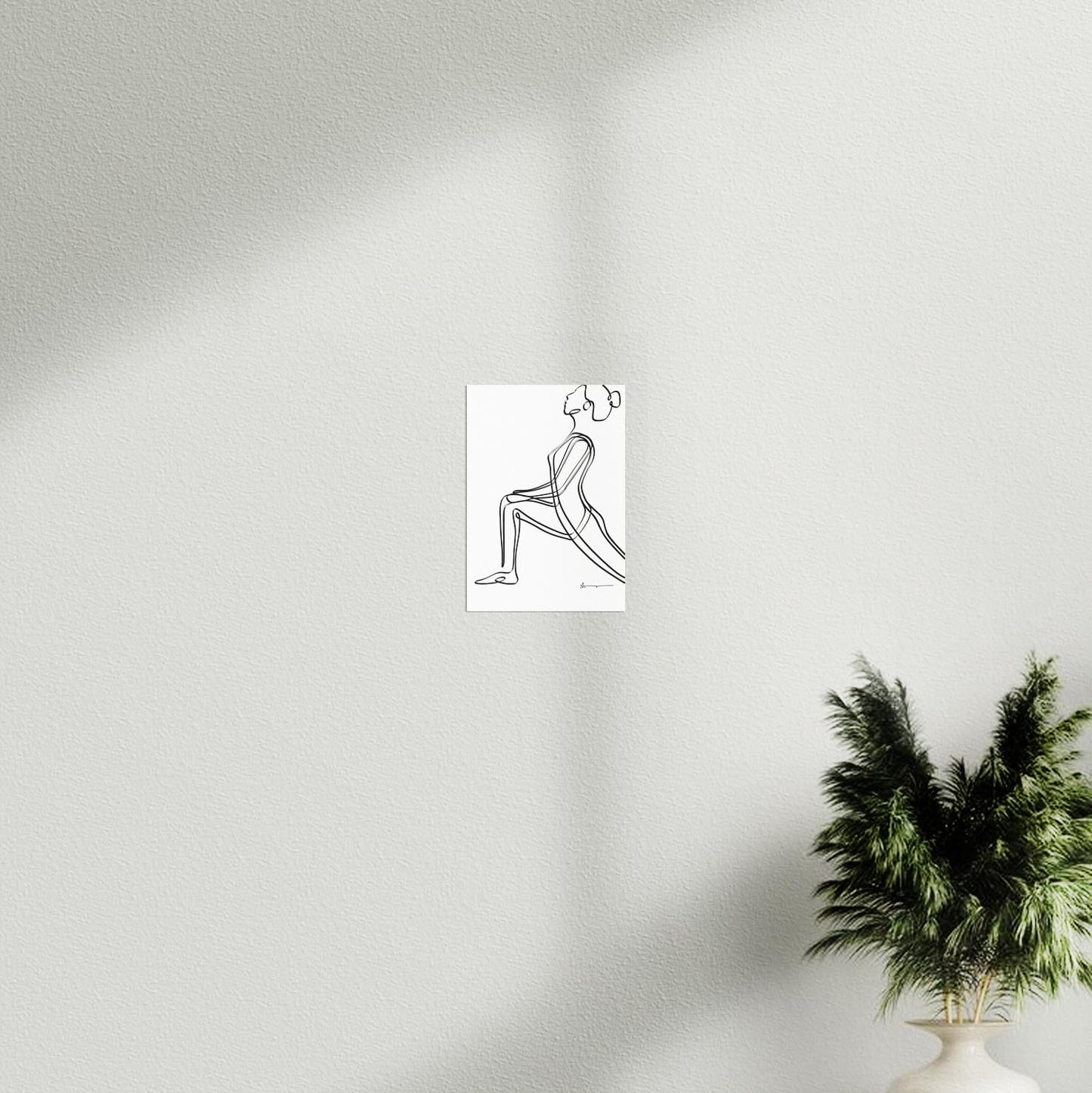 Low lunge Pose - Abstract