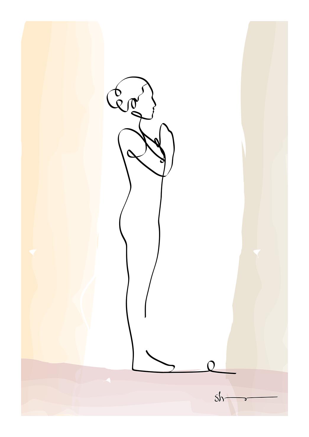 Prayer pose - Pranamasana