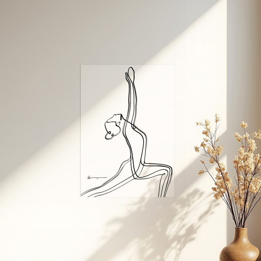 Warrior Pose - Abstract