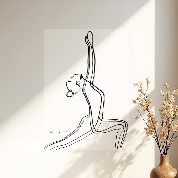 Warrior Pose - Abstract