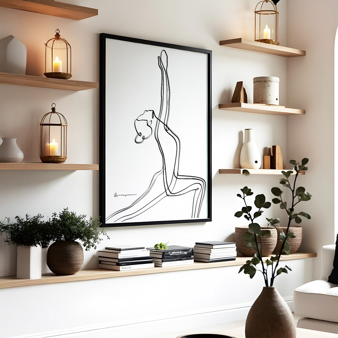 Warrior Pose - Abstract