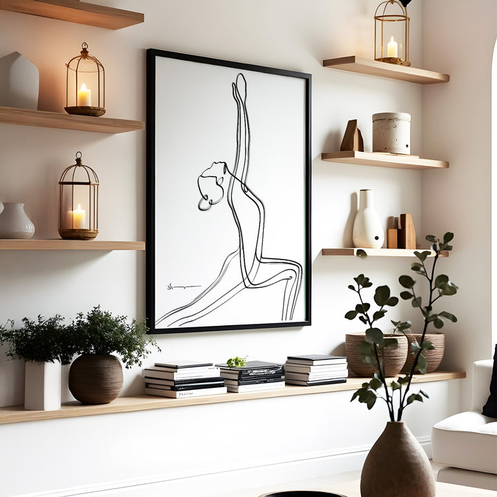 Warrior Pose - Abstract