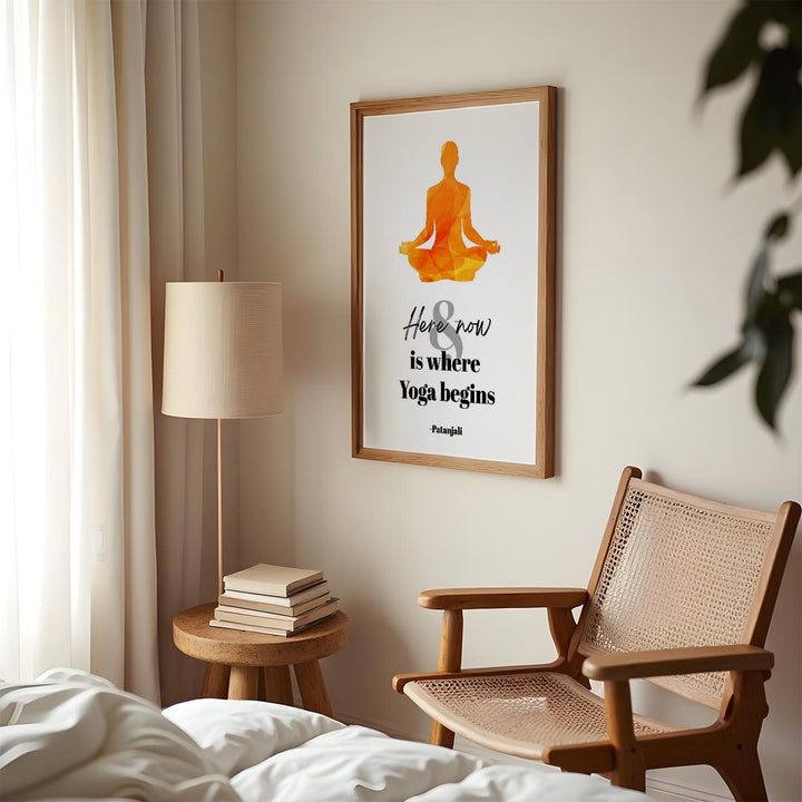 Here & Now is where yoga begins