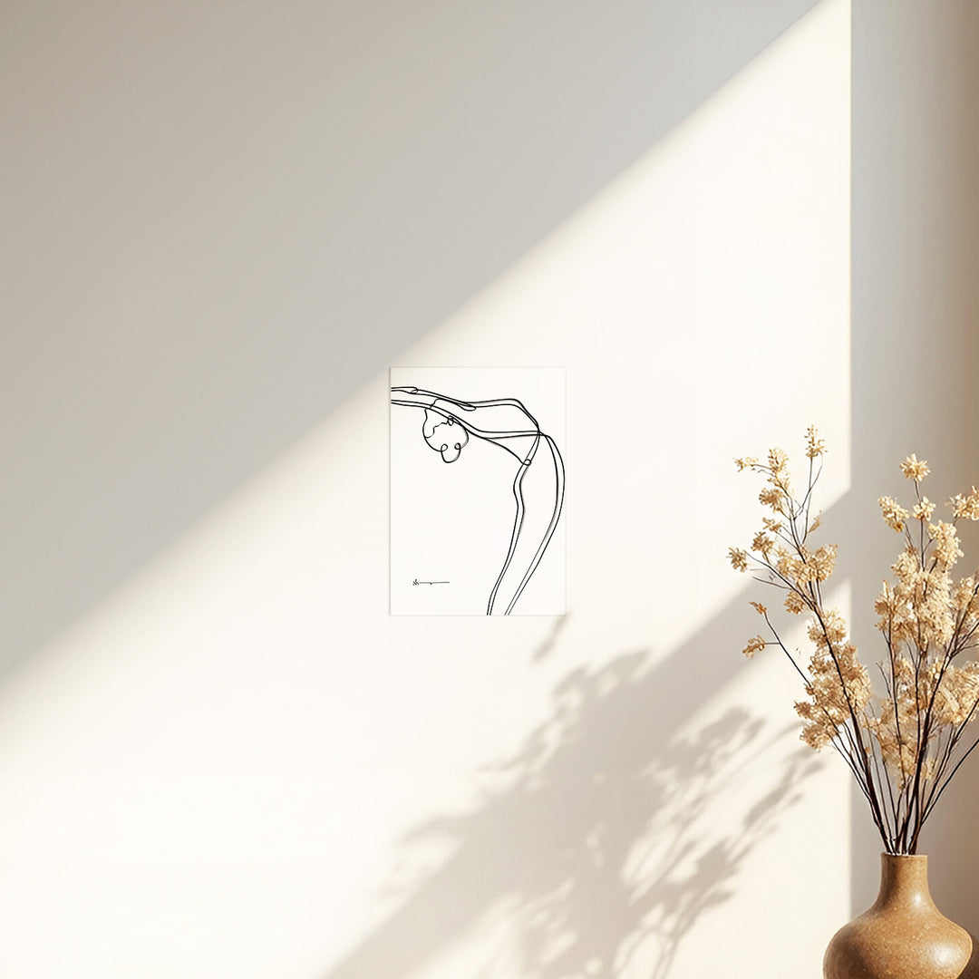 Raised Arms pose - Abstract