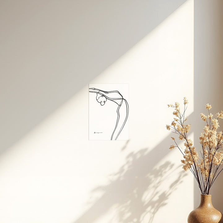 Raised Arms pose - Abstract