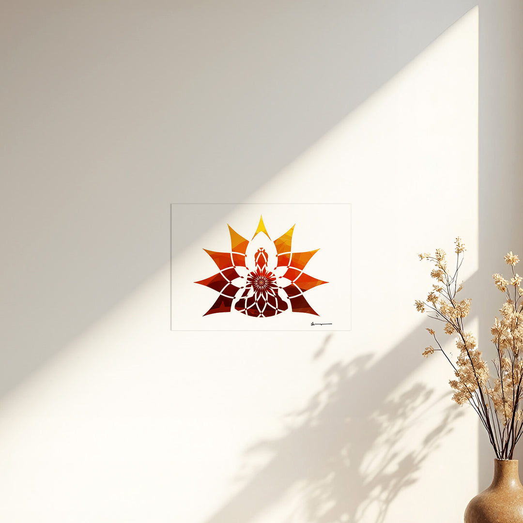 Buddha - Mandala flow (Colour)