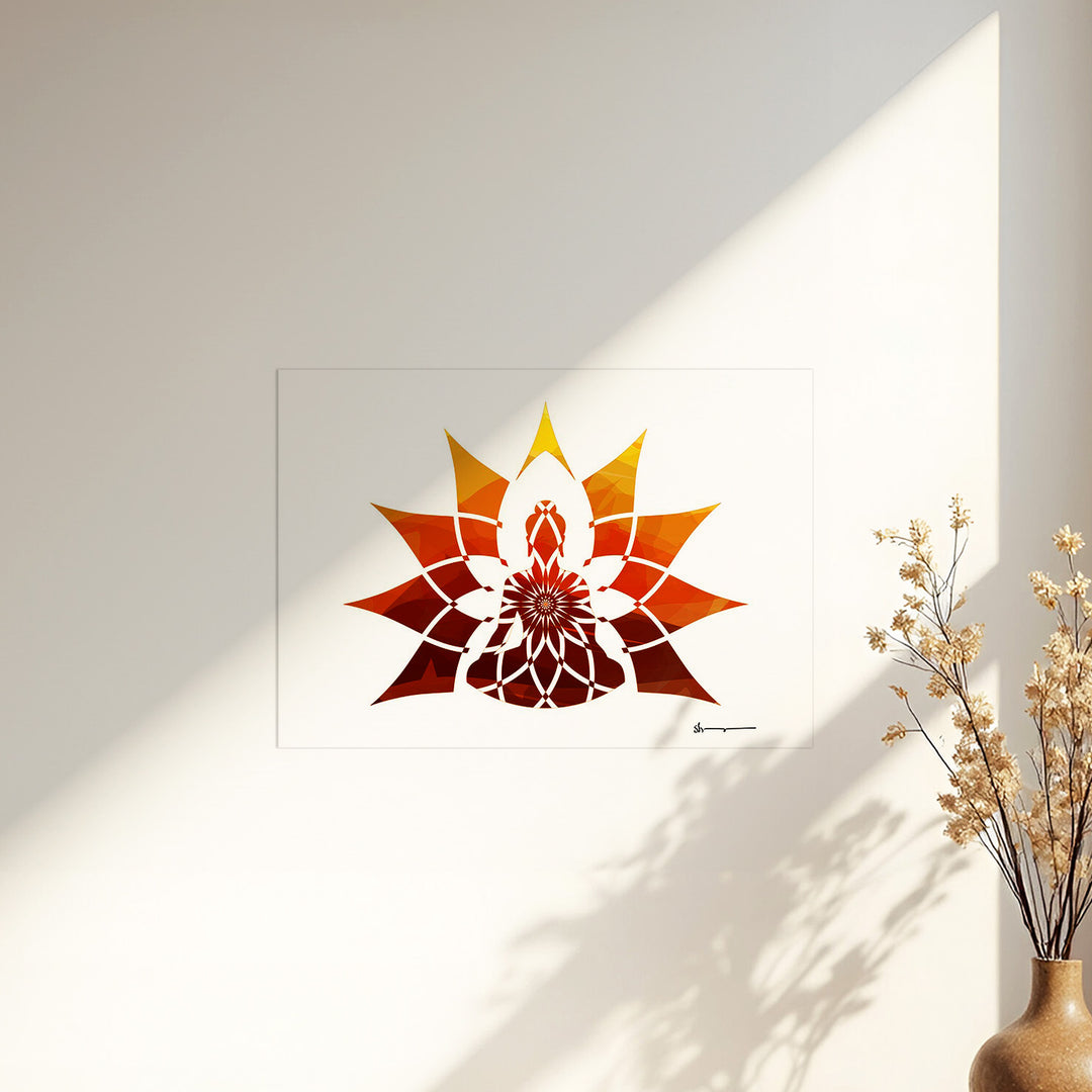 Buddha - Mandala flow (Colour)