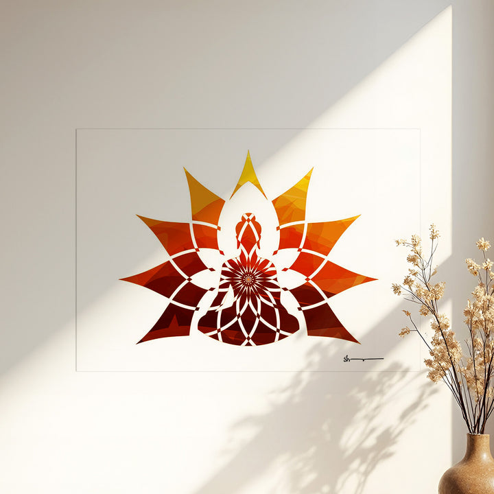 Buddha - Mandala flow (Colour)