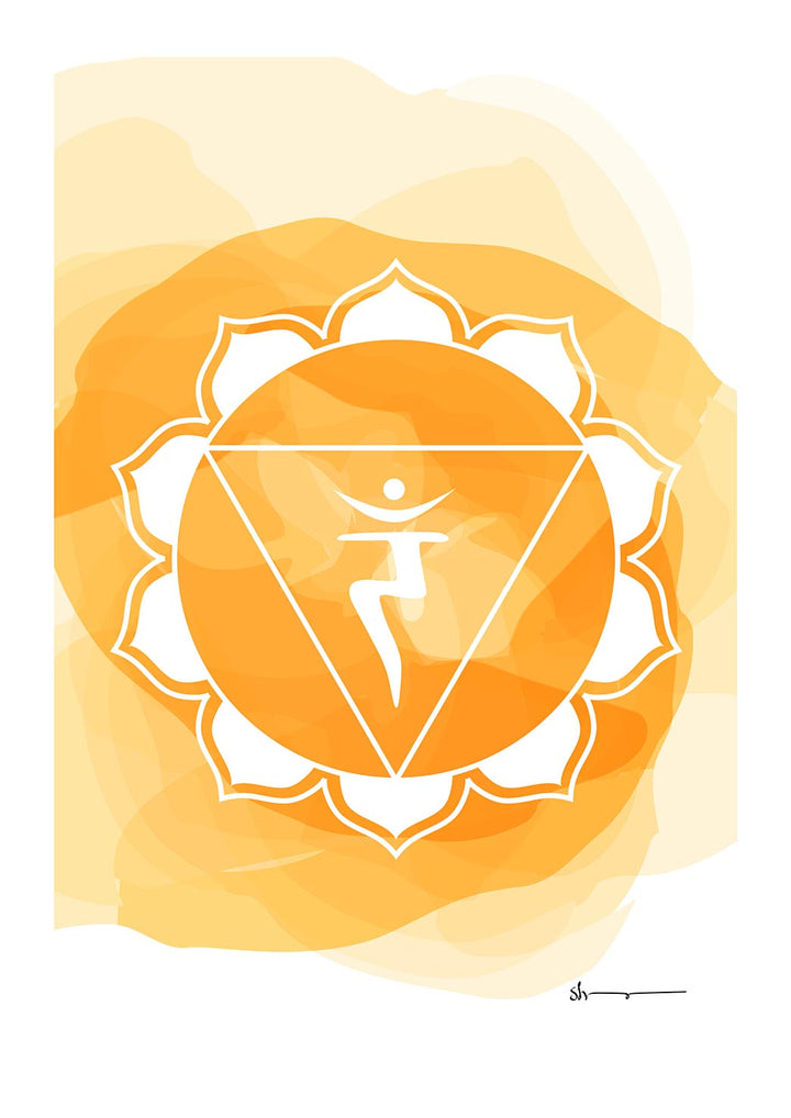 Solar Plexus Chakra - Manipura - White