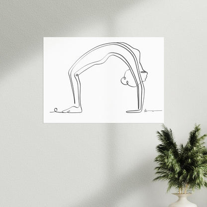 Upward Bow Pose - complete