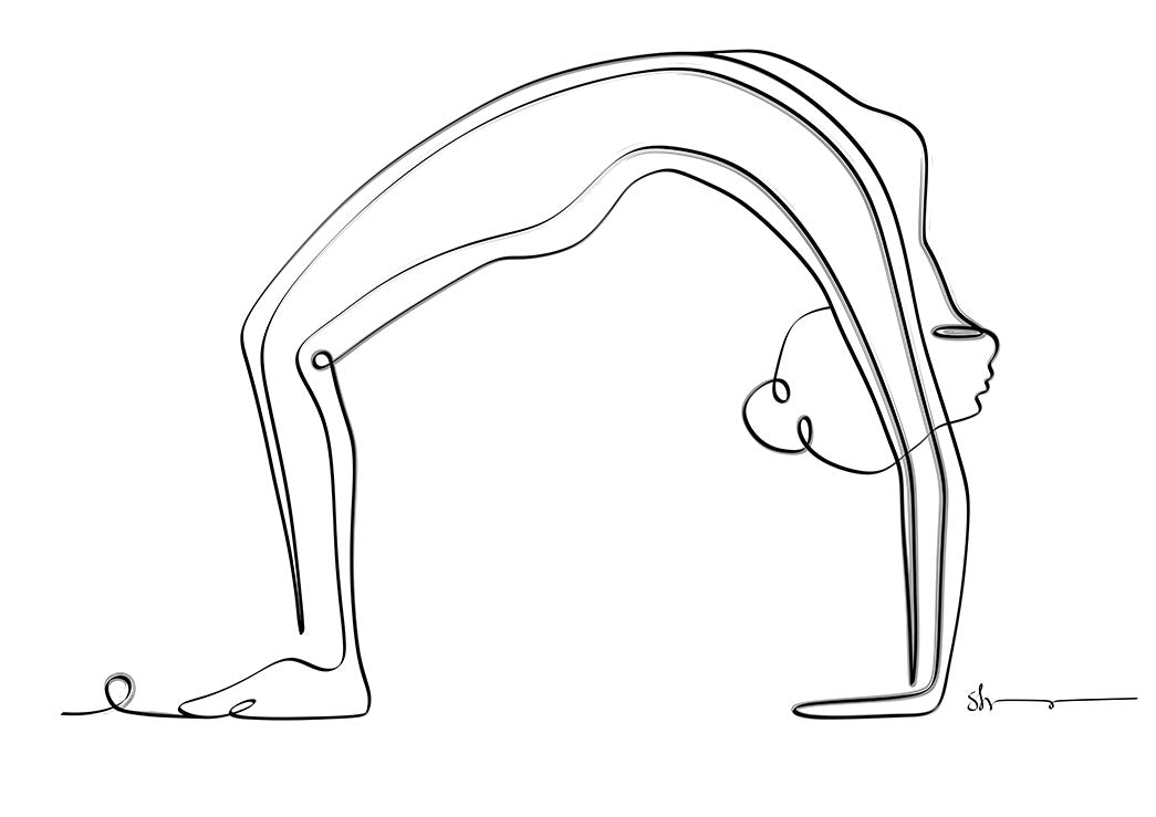 Upward Bow Pose - complete