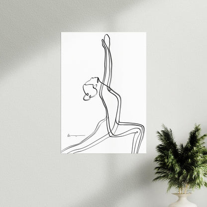 Warrior Pose - Abstract