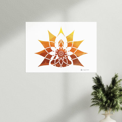 Buddha - Mandala flow (Colour)