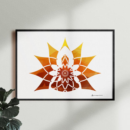 Buddha - Mandala flow (Colour)