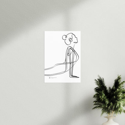 Bhujangasana Abstract