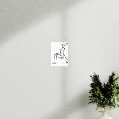 Low lunge Pose - Abstract