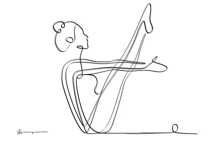 Boat pose - Complete