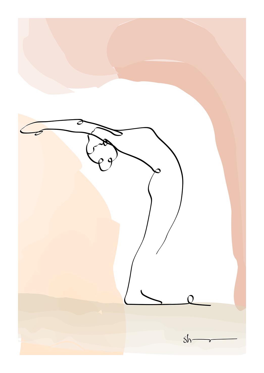 Raised Arms pose - Hastauttanasana
